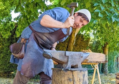 La forge au Moyen Âge
