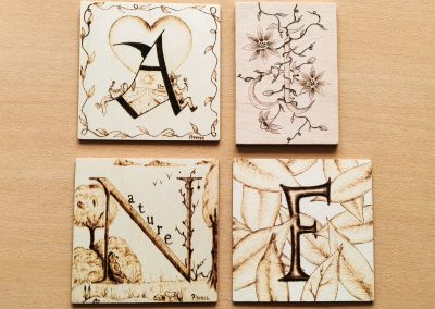 L’art de la pyrogravure.